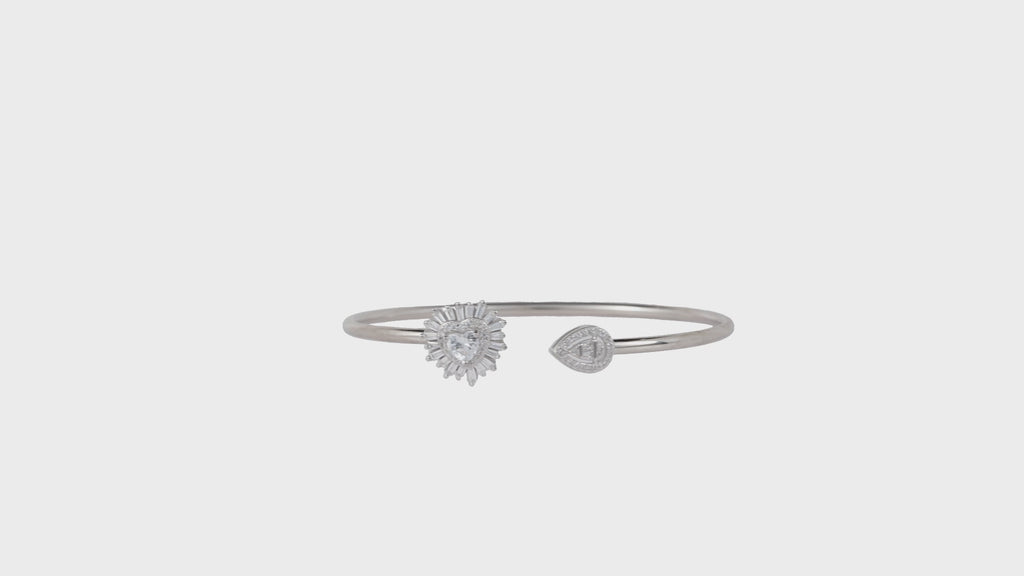 Blush Cushion & Dewdrop Bangle