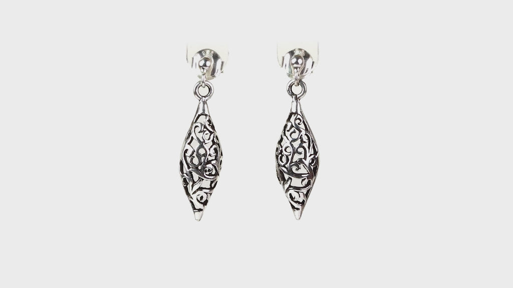 Heritage Filigree Leaf Drops
