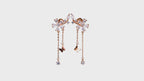 Rose gold Butterfly Bloom Chain Drops