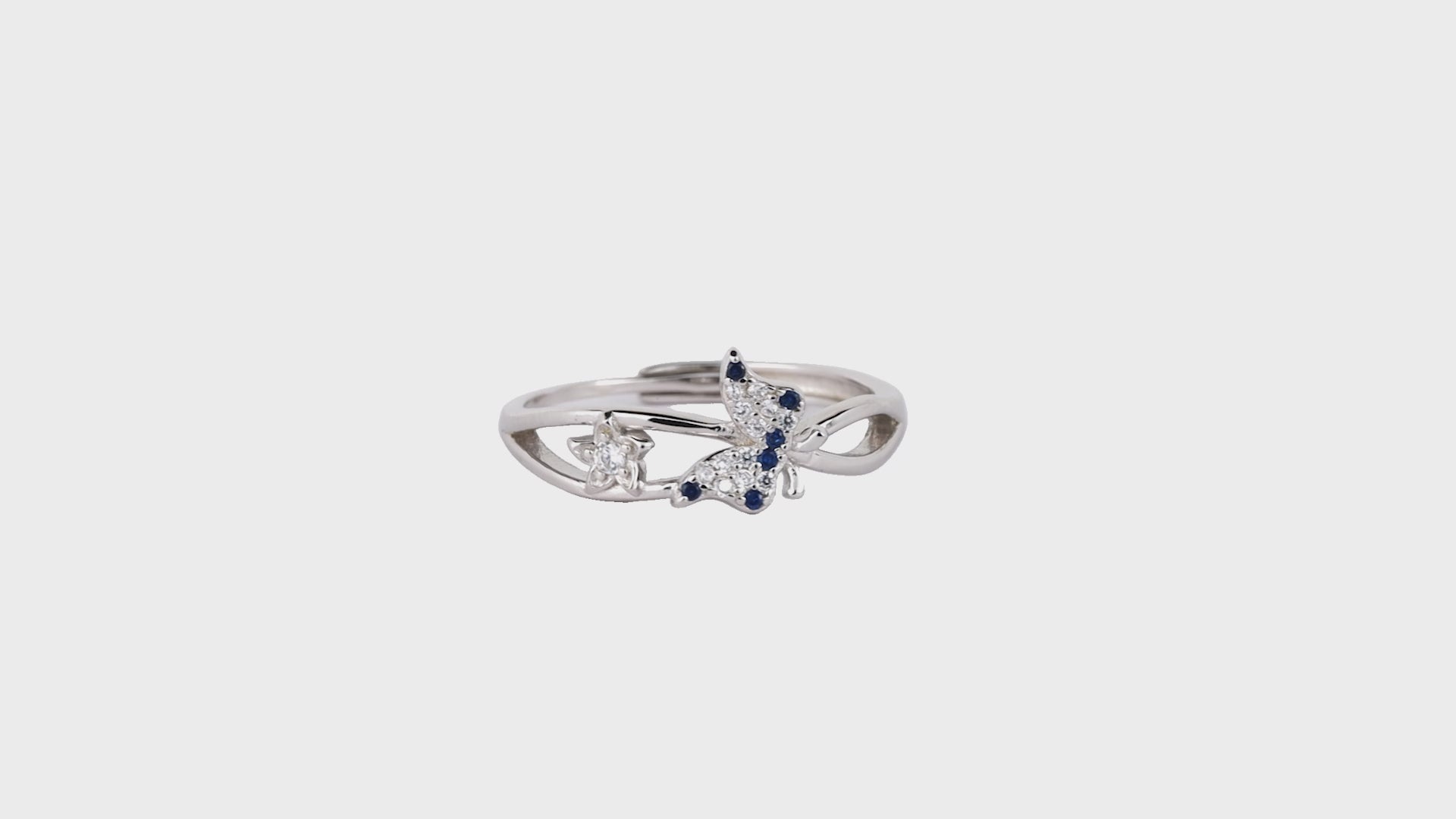 Midnight Papillon Crossover Ring